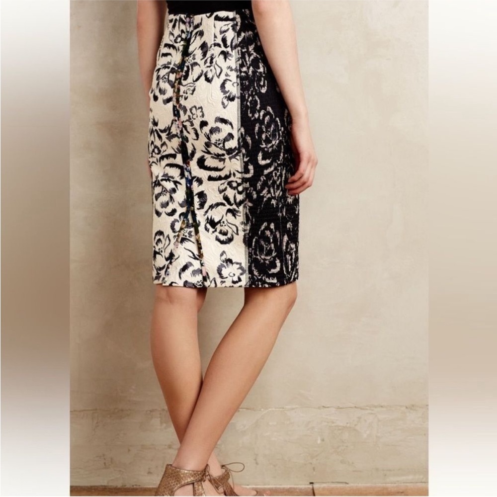Byron Lars Paillete Pencil Skirt - Picture 2 of 7